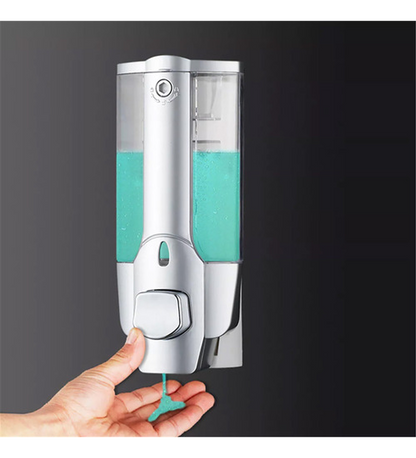 Dispensador Despachador de Jabón Liquido Gel Shampoo Pared 350ml