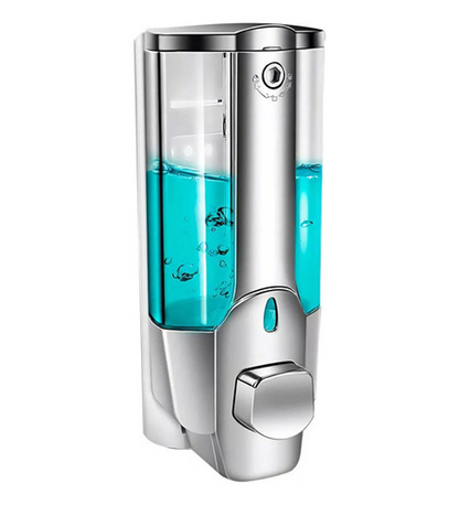 Dispensador Despachador de Jabón Liquido Gel Shampoo Pared 350ml