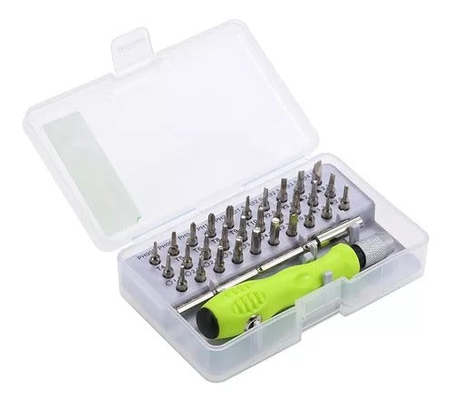Kit Destornillador 32 En 1 Magnetico