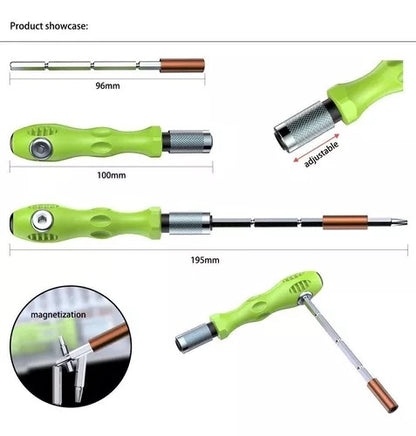 Kit Destornillador 32 En 1 Magnetico